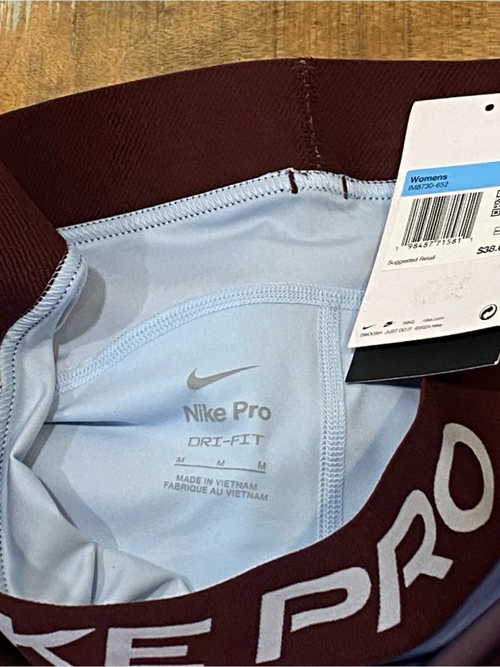 Nike Pro shorts NWT med support mid rise 3